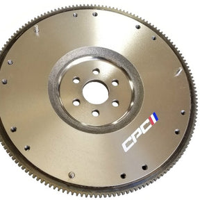 Top view of 1963-1973-Mustang special flywheel dual clutch pattern OEM# C3AZ-6375-A-C3AZ-6375-J, by California Pony Cars P/N TRA-658-747