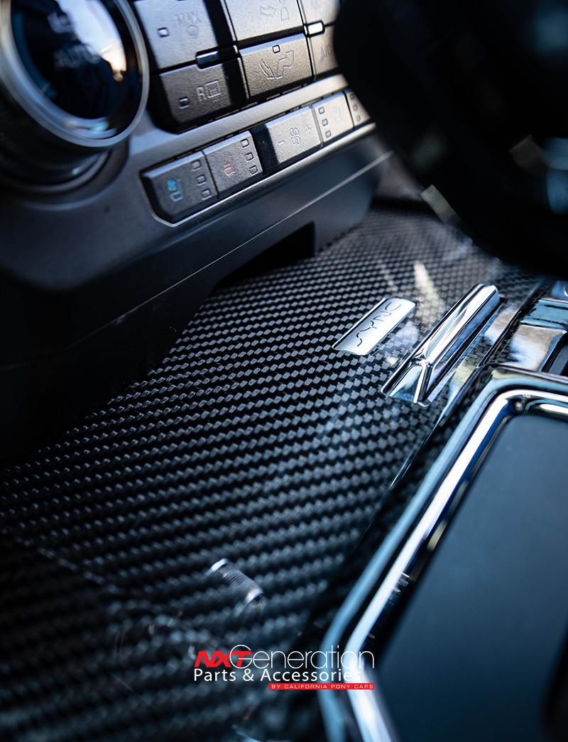 2015 2020 F Series Truck Carbon Fiber Console Sliding Cubby Door