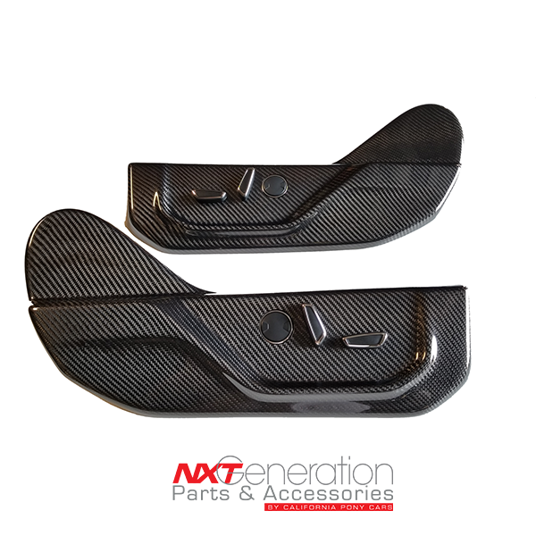 2015-2020 F-Series Truck Carbon Fiber Side Seat Cover Panel Replacemen |  California Pony Cars