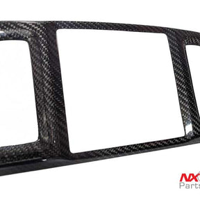 2015-2016-2017-2018-2019-2020-Ford-F150-Raptor-lariat-limited-XLT-platinum-california-pony-cars-NXT-Generation-F-Series-Truck-carbon-fiber-center-console-rear-A/C-vent-trim-bezel-cover-INT-150-266-front-view