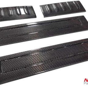 2015-2016-2017-2018-2019-2020-2021-2022-2023-Ford-F150-F-Series-Carbon-Fiber-4pc-Door-Sill-plates-Replacements-OEM-ford-performance-Name-Badge-Raptor-INT-150-263-NXT-Generation-California-Pony-Cars-side-view