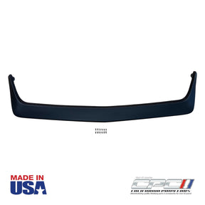 1971-1973 Mach 1, Boss 351 Mustang Front Spoiler Air Dam, Black Cross-Link
