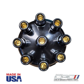 ENG-000-379 Mustang and Classic Ford V8 Distributor Cap with Molded-In No. 1 Marker and Solid Brass Terminals