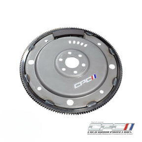 Front view of Mustang 157-tooth flexplate with 28oz balance for C4 transmission, showing starter ring gear and bolt pattern – replaces Ford C3AZ-6375L