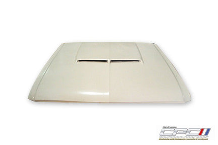1967 Mustang Shelby Fiberglass Hood, Short style without Louvers