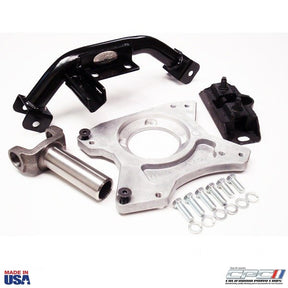 1964–1966 Mustang T5 5-speed conversion kit with adapter plate, slip yoke, transmission insulator pad and transmission crossmember bar by California Pony Cars