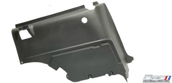 1967-1968 Mustang Fastback Shelby left quarter trim panel with roll bar cut-out BOD-678-153 Made in the USA by California Pony Cars