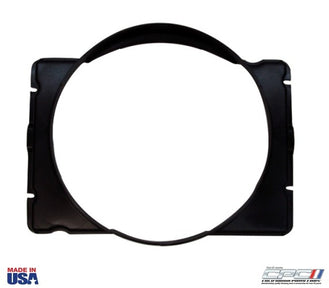 1967 Shelby GT500 Mustang Fan Shroud for 390/428 Big Block Engine, OEM C7ZE-8146-A Reproduction top view of ENG-067-390 by California Pony Cars. 