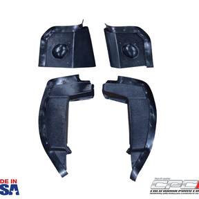 1969 Mustang ABS fender splash shield set EXT-069-705 Made in the USA offered by California Pony Cars