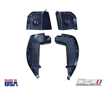 1969 Mustang ABS fender splash shield set EXT-069-705 Made in the USA offered by California Pony Cars