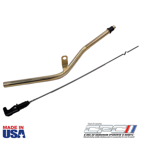 1992-1993-1994-1995 4R70W AODE AUTOMATIC OVERDRIVE TRANSMISSION DIPSTICK AND TUBE for 1964-1973 MUSTANG CONVERSION KIT SIDE VIEW tra-000-364 USA made