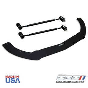 2015-2017 Mustang NPP front splitter and billet support rod kit Made in the USA by California Pony Cars