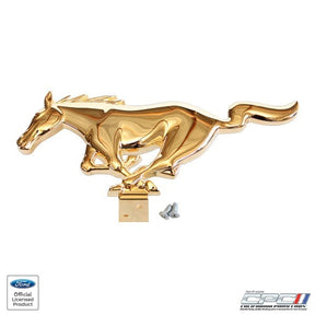 1965-1967 Running Horse Grille Emblem, 24KT Gold
