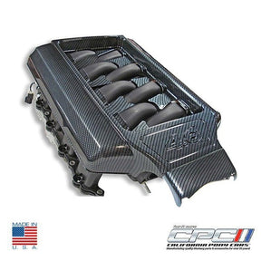 2005-2010 4.6L Intake Plenum & Throttle body Cover, Hydro Carbon Fiber