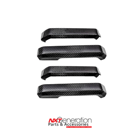 2015-2020 Ford F-Series Truck Carbon Fiber Door Pull Replacements, 4 PC Kit