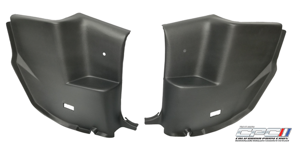1971-1973  Mustang ABS Interior Quarter Trim Panels, with seatbelt holes,Convertible/Coupe