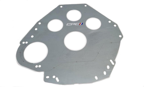 Small-Block-Ford-Universal-Fit-T5-AOD-AODE-Separator-Block-Plate-overdrive-conversion-kit-front-view