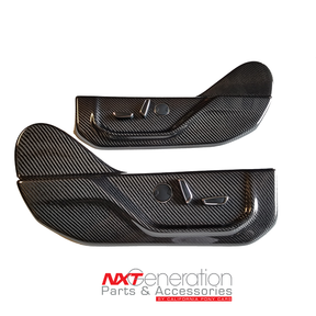 2015-2020 F-Series Truck Carbon Fiber Side Seat Cover Panel Replacements