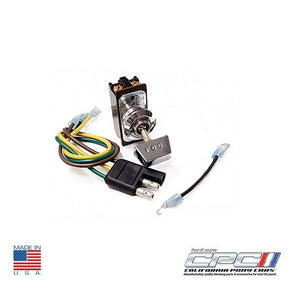 Front view of California Pony Cars 1964–1965 Mustang fog lamp switch assembly ELE-645-200, Ford OEM# C6ZZ-15A214-A